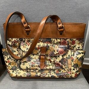 Patricia Nash Multicolor Floral Tote
